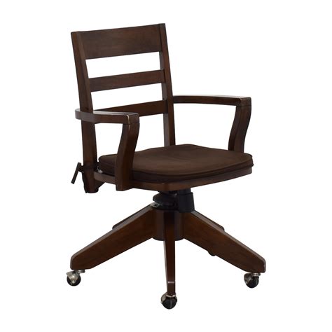 West elm x pbk molded back play chair. 66% OFF - Pottery Barn Pottery Barn Wooden Swivel Desk ...