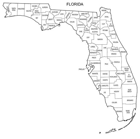Free Printable Map Of Florida And 20 Fun Facts About Florida