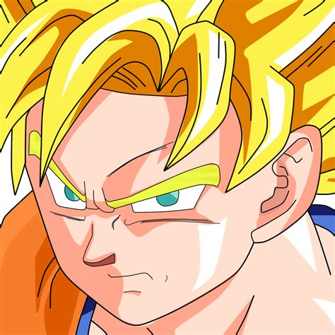 Goku Face By Saodvd On Deviantart