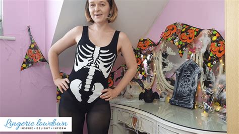 Faerie Willow Road Tests Hm Skeleton Print Bodysuit Lingerie Lowdown