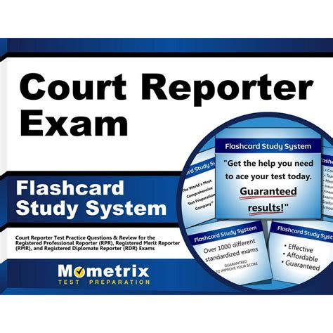 Court Reporter Exam Flashcard Study System Court Reporter Test