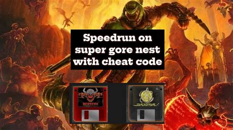 Speedrun On Super Gore Nest Mission With Cheat Code Doom Eternal