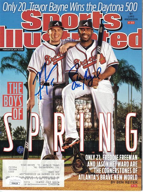 Freddie Freeman And Heyward Signed Atlanta Braves Sports Illustrated Jsa