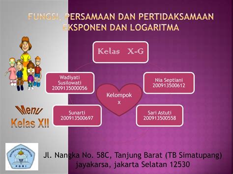 1| ketika kita menginjakkan kaki ke tanah, berarti kita memberikan sebuah gaya dorong terhadap tanah tersebut. Contoh Soal Logaritma Dalam Kehidupan Sehari Hari