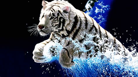 3d Hd Tiger Wallpapers Wallpaper Cave