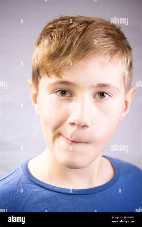 Boy Portrait Isolated 10 Years Hi Res Stock Photography And Images Alamy