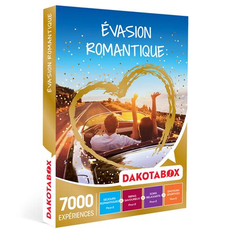 Coffret Cadeau Évasion Romantique Dakotabox Cdiscount Au Quotidien