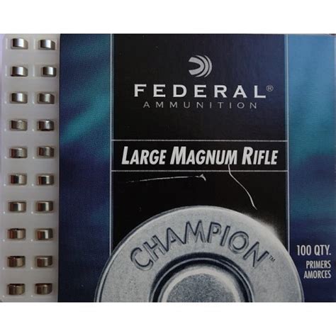 Большой винтовочный капсюль Federal Large Rifle Magnum Primers 215