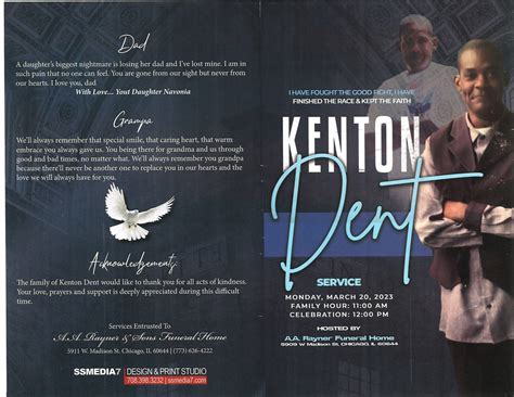 Kenton Dent Obituary | AA Rayner and Sons Funeral Homes
