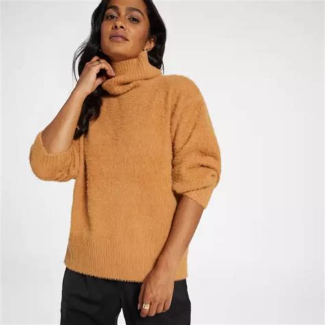 Calia Womens Eyelash Turtleneck Sweater Dicks Sporting Goods