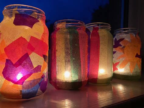 How To Make Glass Jar Lanterns — Dry Water Arts Centre