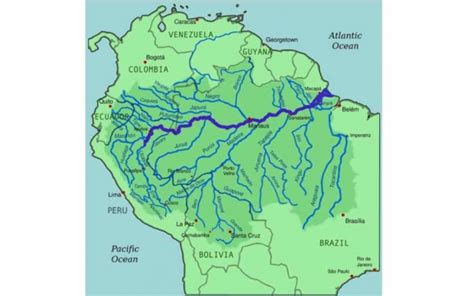 The Amazon River Has No Bridges Over Its Entire Length Thi
