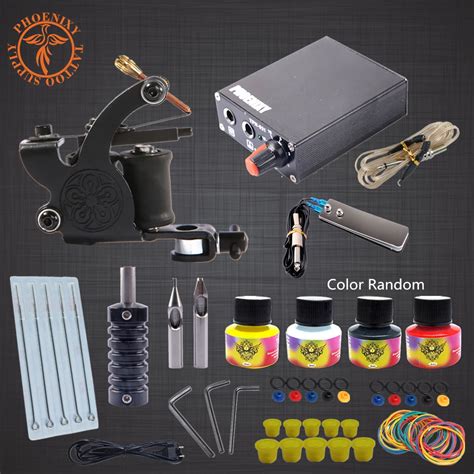 High Quality Complete Tattoo Kit Set Equipment Machine Power Supply Gun