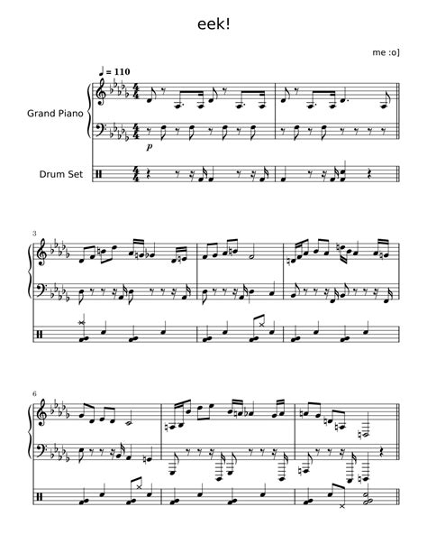 Eek Aivi And Surasshu Sheet Music For Piano Drum Group Mixed Trio