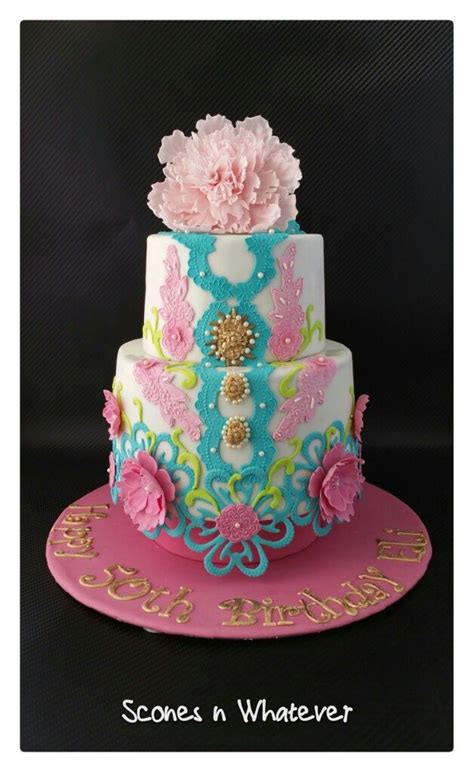 Peranakan Kebaya Inspired Cake For Liza Cake Art Amazing Cakes