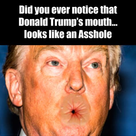 Asshole Trump Donald Trump Know Your Meme