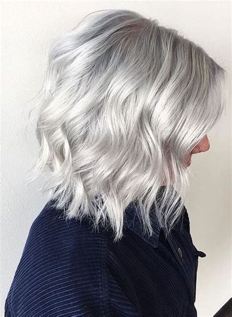 Get Gorgeous Silver Gray Hair Color Ideas For Short