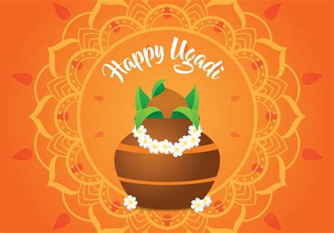 Wishing you lots of love on the happy occasion of. Happy Ugadi Background - Download Free Vectors, Clipart ...