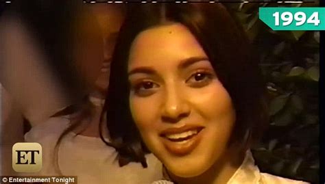 Kim Kardashian Predicts Future Fame At Age 13 In Home Video Daily Mail Online