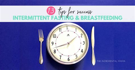 13 tips for intermittent fasting while breastfeeding