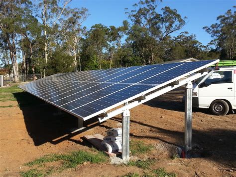 18kw Of Panels In Ground Mount Formation