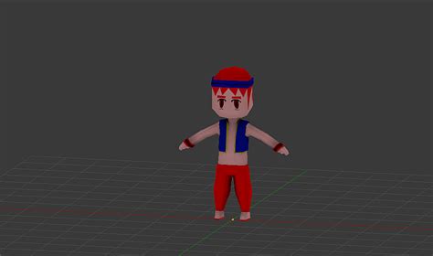 Low Poly Game Character Cg Cookie Learn Blender Online Tutorials