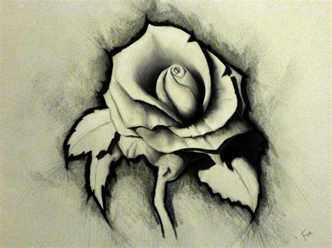 Cool Drawing Wallpapers Drawing Flower Wallpapers Pencil Rose Cool