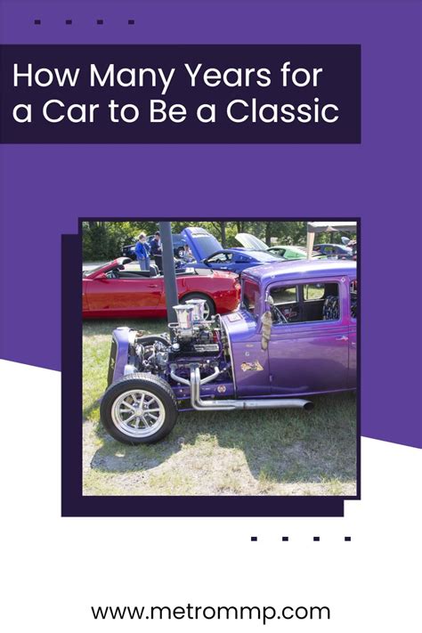 When does a car become classic, vintage or antique? It has to be at