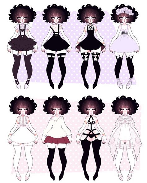 Ash Outfits 02 By Dollieguts Colores Faber Castell Character Art