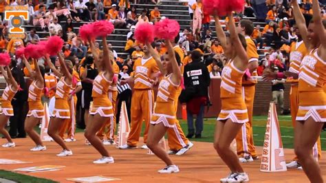 Tennessee Volunteer Cheerleaders Hype Video 2015 16 Youtube
