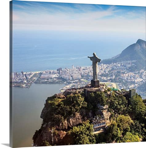 Brazil Rio De Janeiro Corcovado Christ The Redeemer Wall Art Canvas