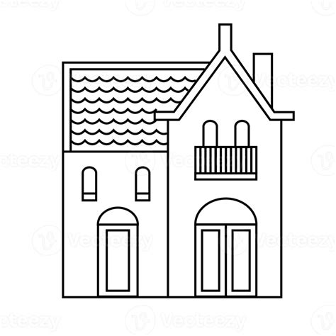 House Outline Illustration Png Line Art Home 12005674 Png