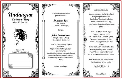 Download Undangan Pernikahan Doc File Bisa Di Edit