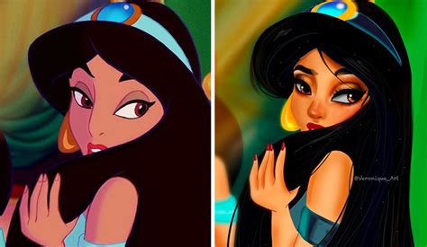 Artist Reimagines Disney Characters As Modern Day Women And Men People