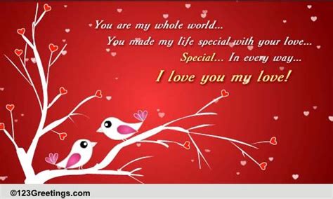 You Are My Whole World Free Made For Each Other Ecards 123 Greetings