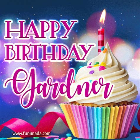 Happy Birthday Gardner Lovely Animated 