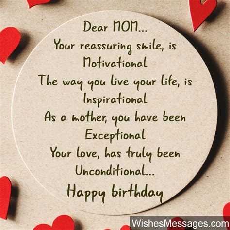 Birthday Poems For Mom Wishesmessages Com