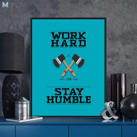 Motivational Typography Work Quotes A4 Big Canvas Art Print Poster Wall