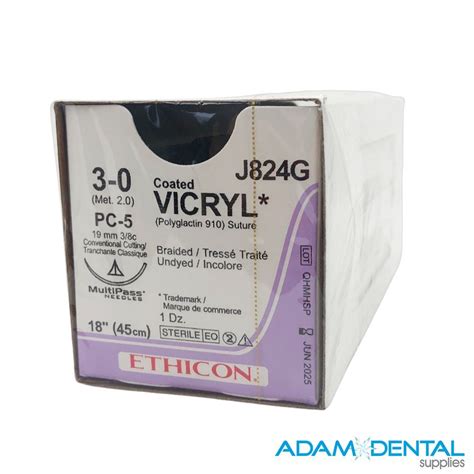 Ethicon Coated Vicryl Absorbable Sutures Premium Surgical Sutures At