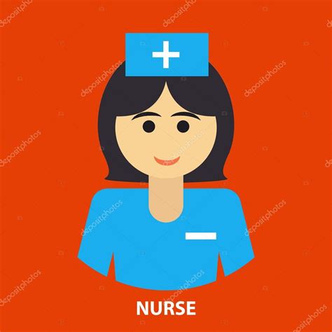 Enfermera Icono Profesional Vector Gráfico Vectorial © Ipanki Imagen 64060741