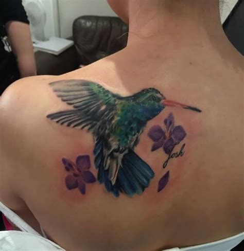 50 Flower Hummingbird Tattoo Designs And Ideas 2020 With Meaning