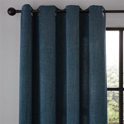 Wynter Teal Thermal Eyelet Curtains Dunelm