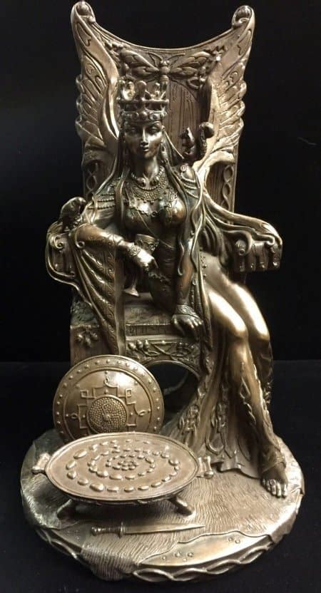 Celtic War And Love Goddess Queen Maeve Medb Cold Cast Bronze ⋆
