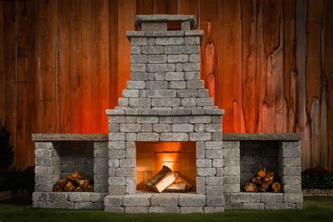 The plans call for you to start with the concrete base, and then the ﬁre hearth, throat, arch bar and the rest of your fireplace. DIY outdoor Fremont fireplace kit makes hardscaping simple ...