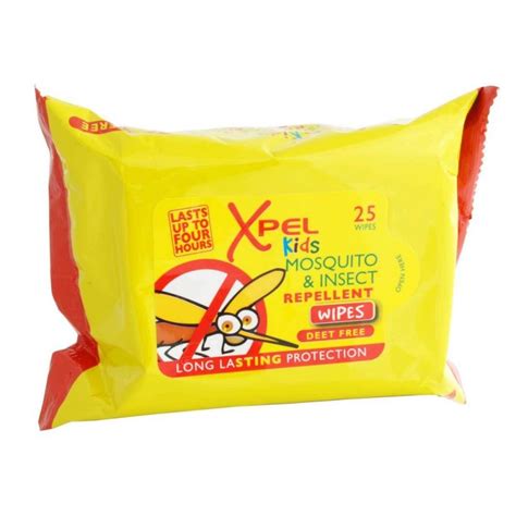 Xpel Kids Mosquito And Insect Repellent Wipes 25 Kpl 175