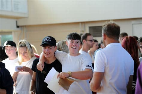 In Pictures Pupils Celebrate Gcse Results Day 2019 At Reigate School