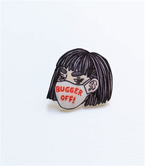 Pin Bugger Off Etsy