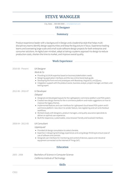 Ux Design Cover Letter Sample It Gives You A Chance To Tell Your