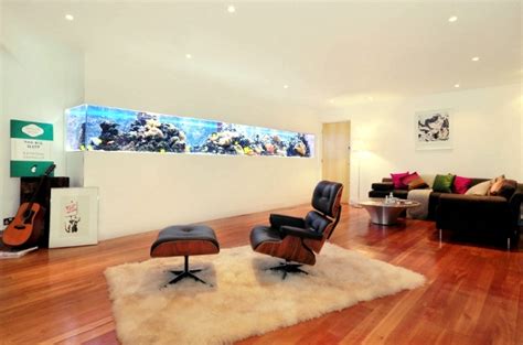 100 ideas integrate aquarium designs in the wall or in the ...