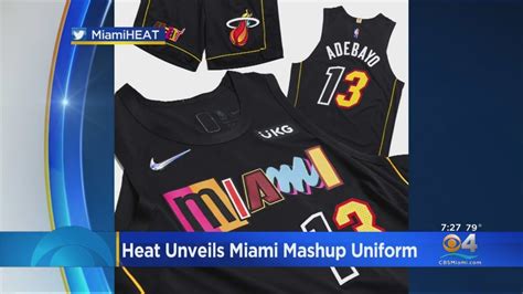 Heat Unveils Miami Mashup Uniform Youtube